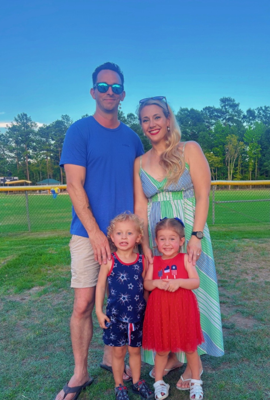 Dr. Alexia Dewane and her family